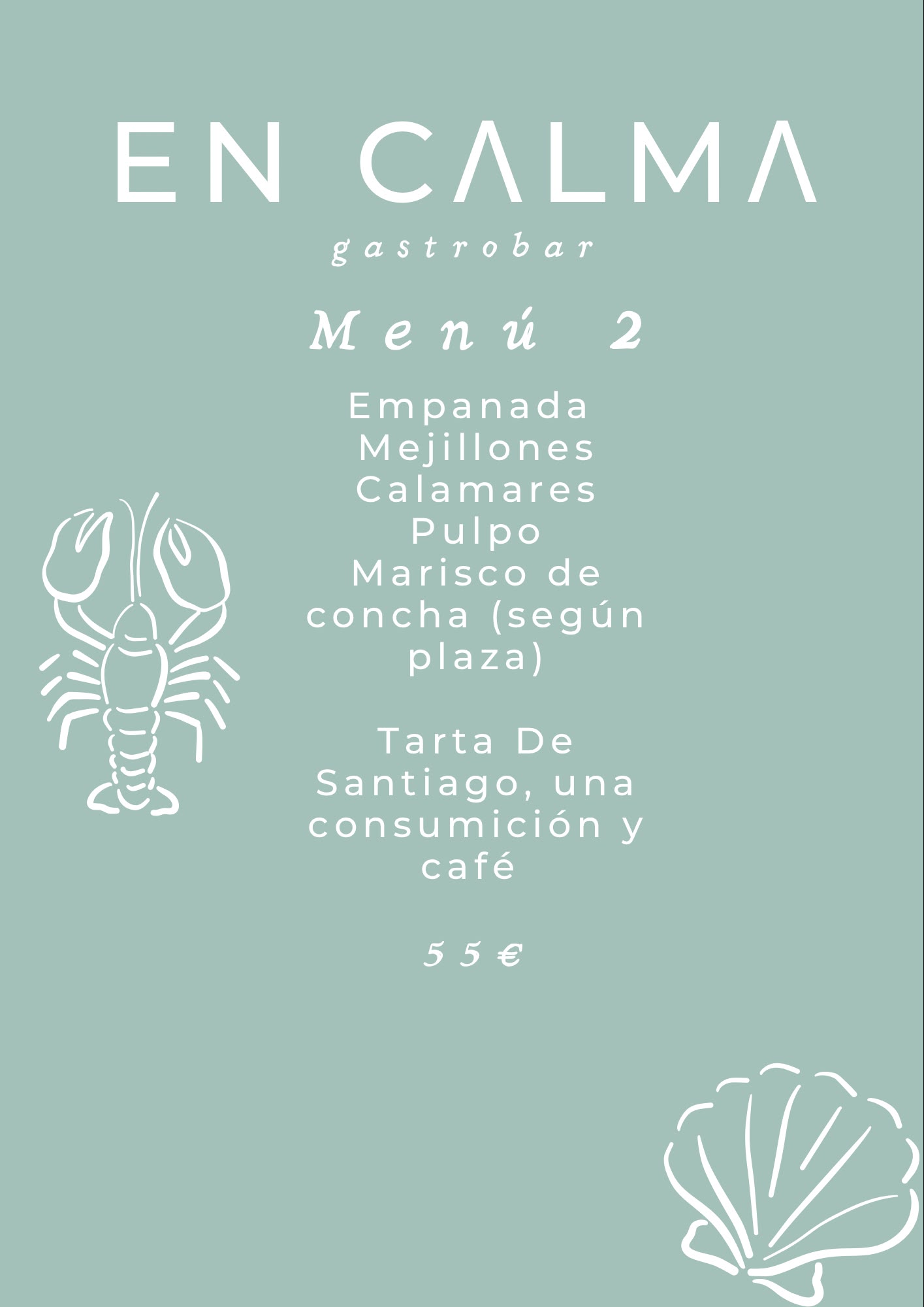 Menú 2 — En Calma gastrobar