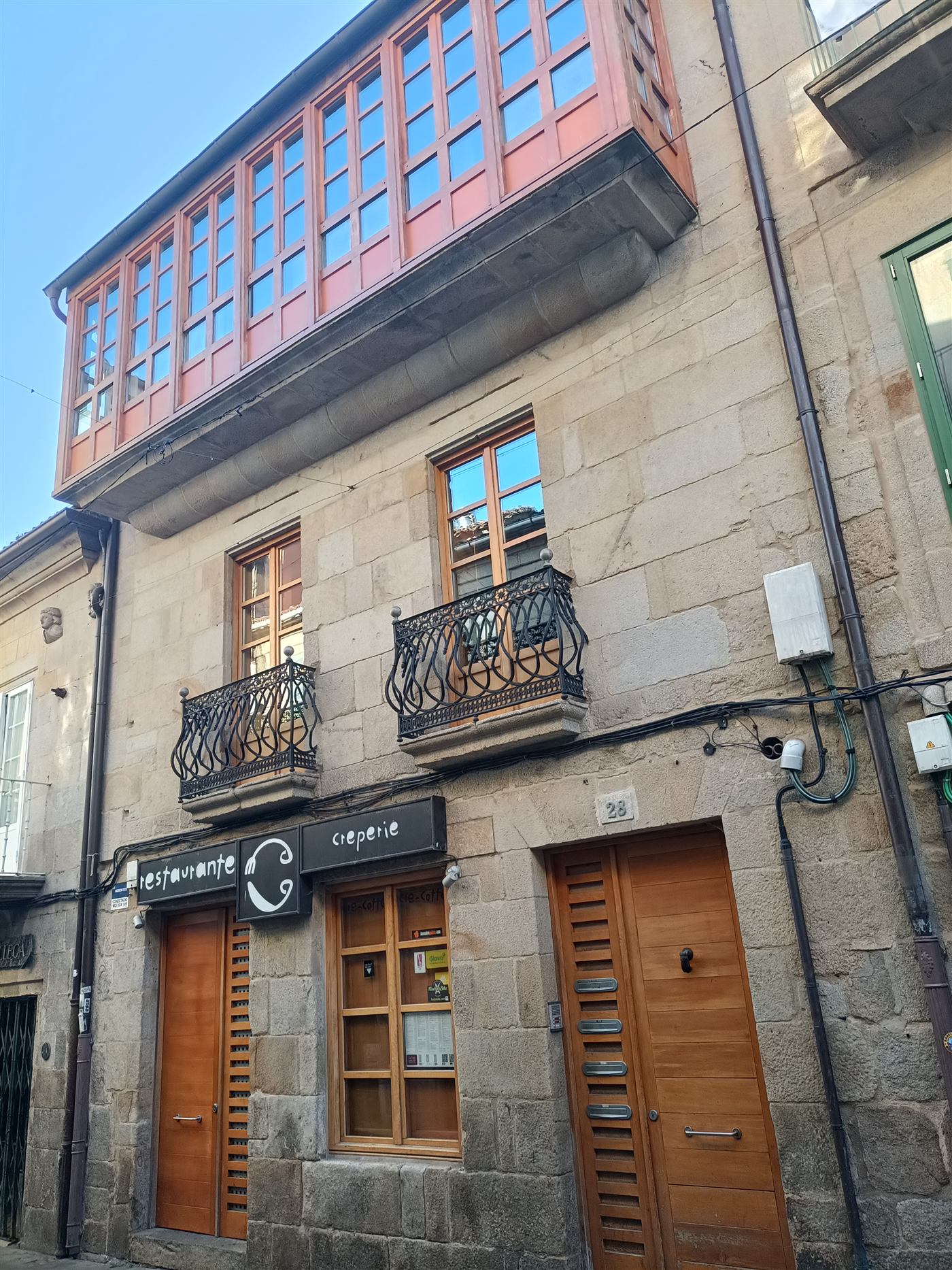 Fachada del casco histórico de Pontevedra